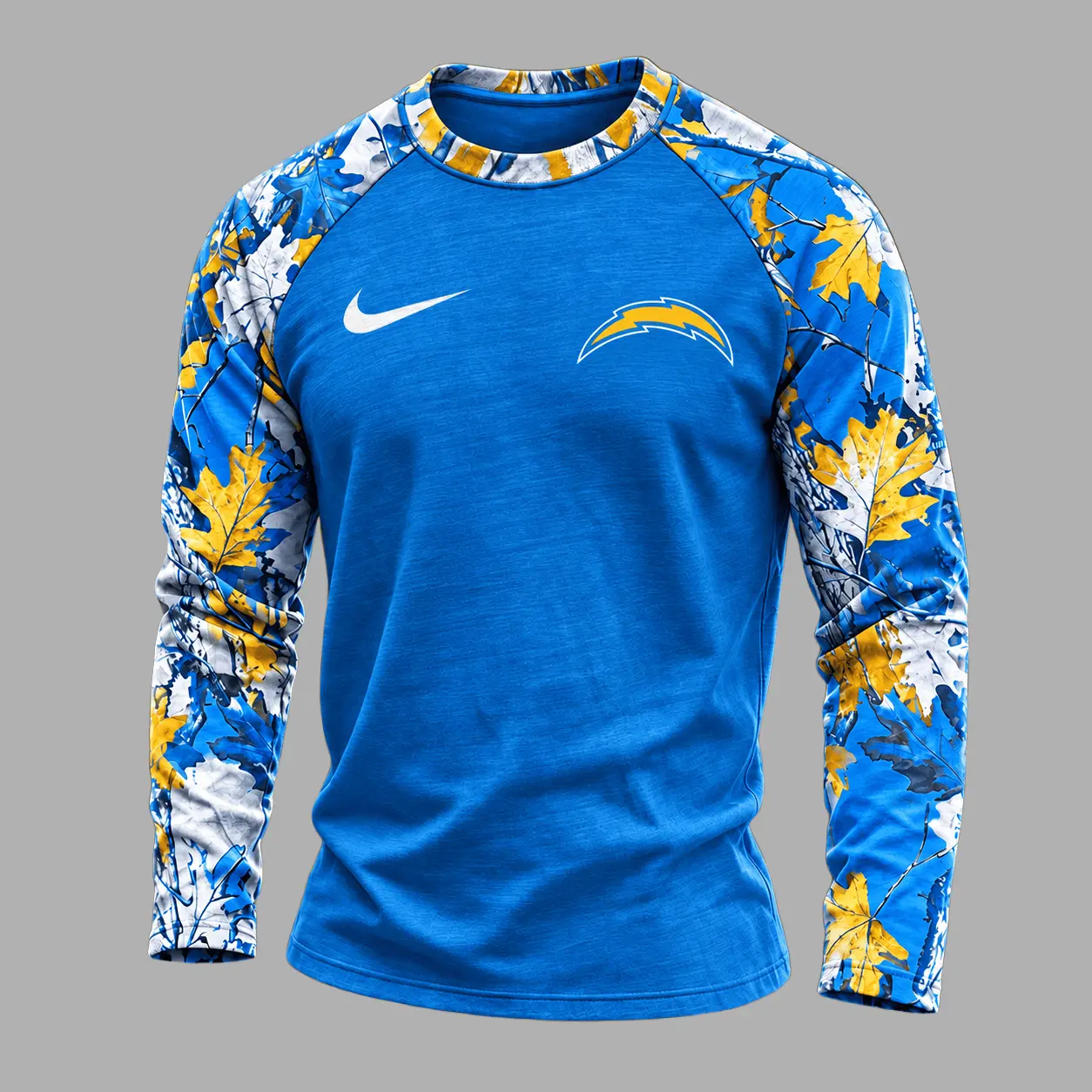 Los Angeles Chargers | Premium NFL Camo Hunting Long Sleeve Shirt TD - Image 2