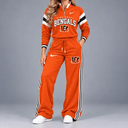Cincinnati Bengals | Premium NFL Game Day Quarter-Zip + Pants TD
