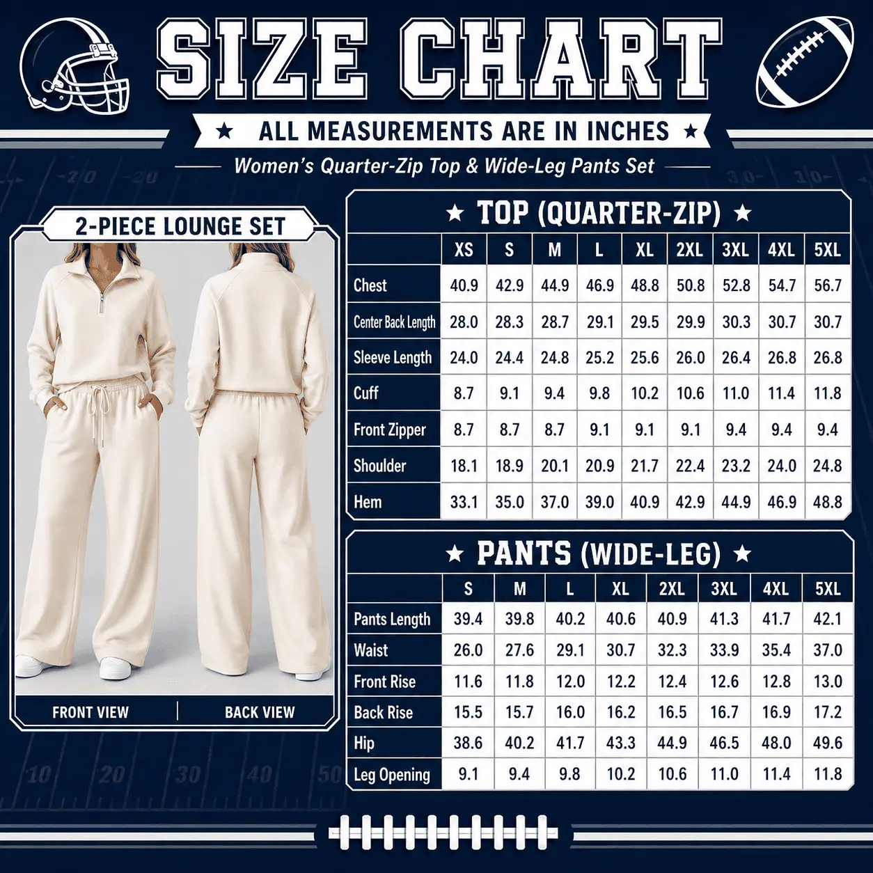 Jacksonville Jaguars | Premium NFL Game Day Quarter-Zip + Pants TD - Image 4