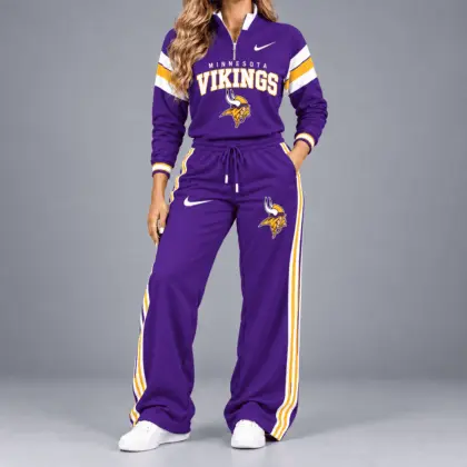 Minnesota Vikings | Premium NFL Game Day Quarter-Zip + Pants TD