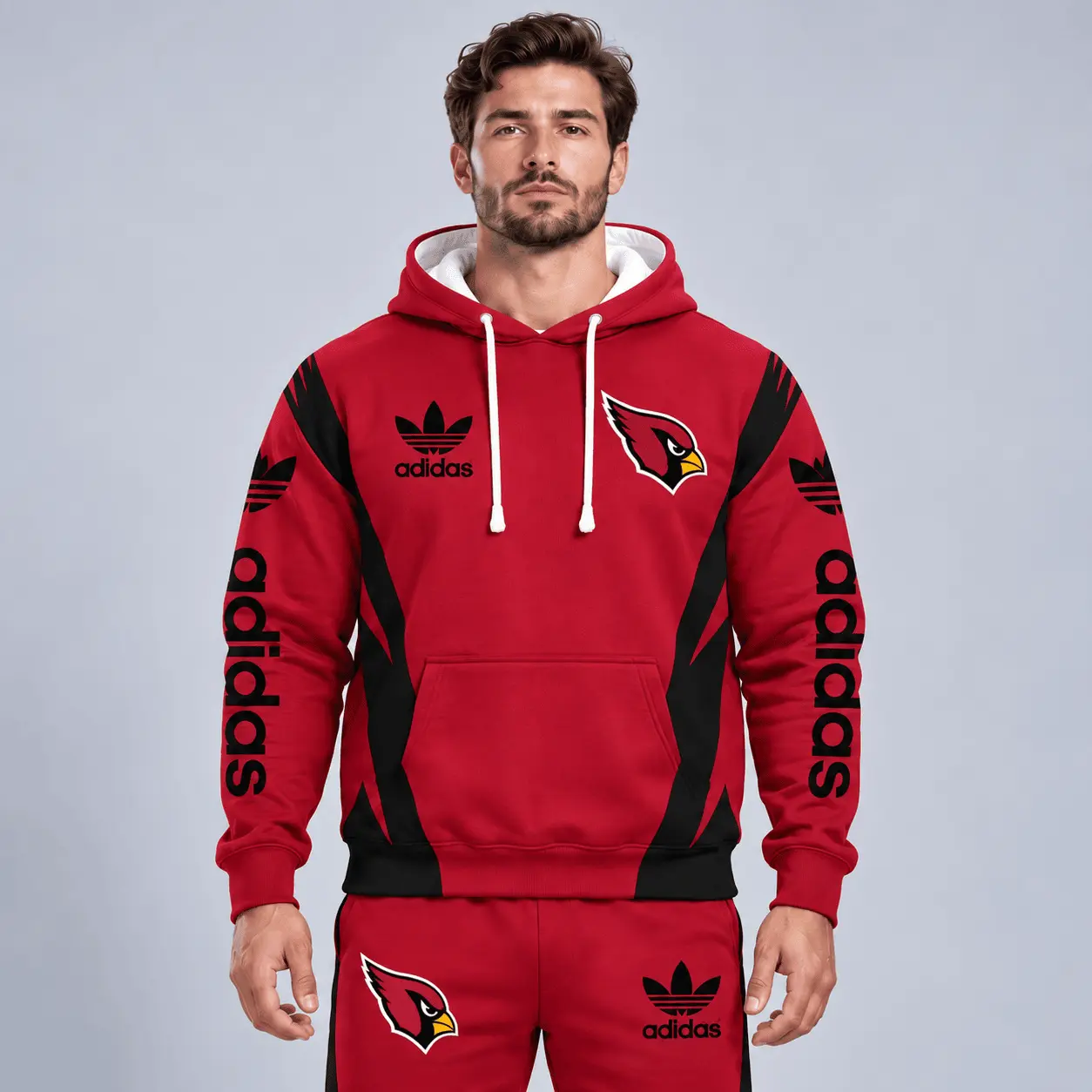Arizona Cardinals | Premium NFL Team Spirit Athletic Tracksuit Set TD - Image 2