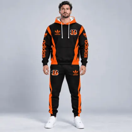 Cincinnati Bengals | Premium NFL Team Spirit Athletic Tracksuit Set TD