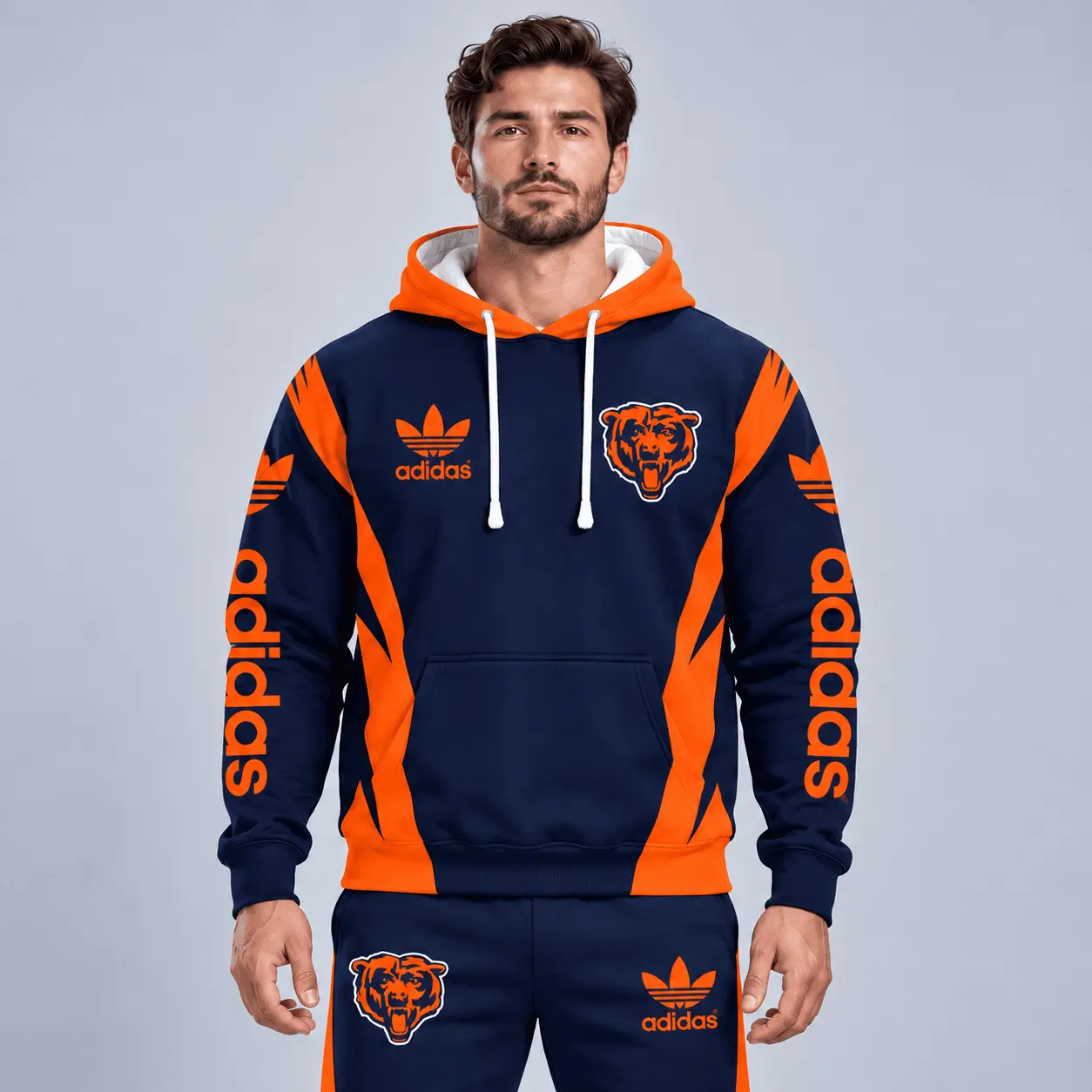 Chicago Bears | Premium NFL Team Spirit Athletic Tracksuit Set TD - Image 2