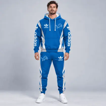 Detroit Lions | Premium NFL Team Spirit Athletic Tracksuit Set TD