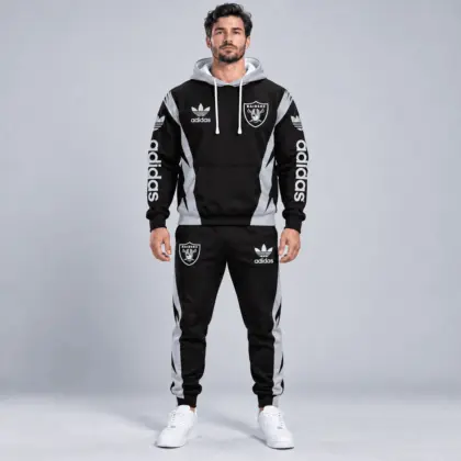 Las Vegas Raiders | Premium NFL Team Spirit Athletic Tracksuit Set TD