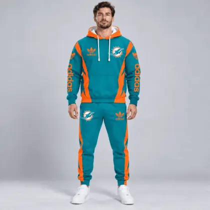 Miami Dolphins | Premium NFL Team Spirit Athletic Tracksuit Set TD