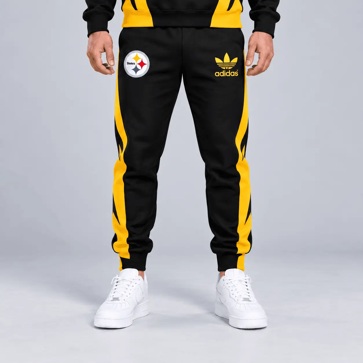 Pittsburgh Steelers | Premium NFL Team Spirit Athletic Tracksuit Set TD - Image 3