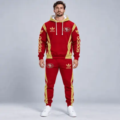 San Francisco 49ers | Premium NFL Team Spirit Athletic Tracksuit Set TD