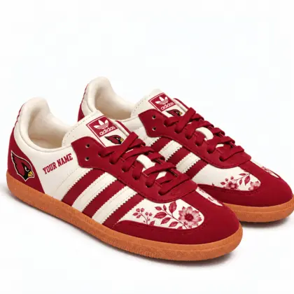 Arizona Cardinals | Premium NFL Team Spirit Floral Heritage Samba Shoes TD