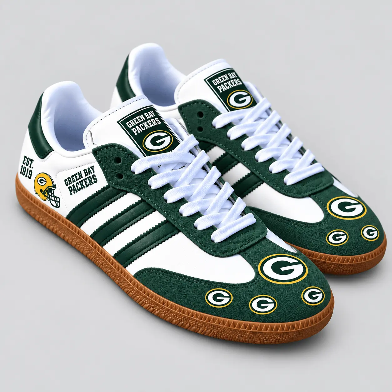 Green Bay Packers | Premium NFL Team Spirit Heritage Samba Shoes TD
