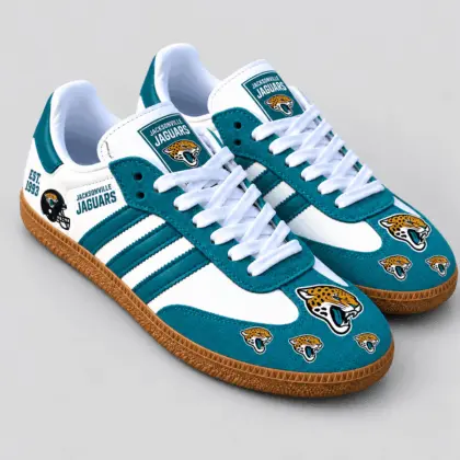 Jacksonville Jaguars | Premium NFL Team Spirit Heritage Samba Shoes TD