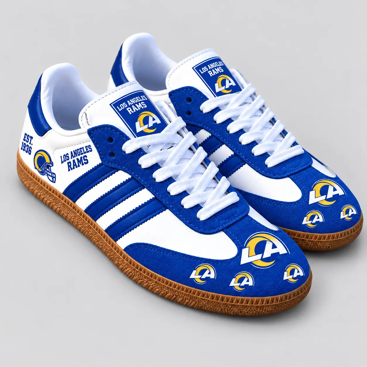 Los Angeles Rams | Premium NFL Team Spirit Heritage Samba Shoes TD