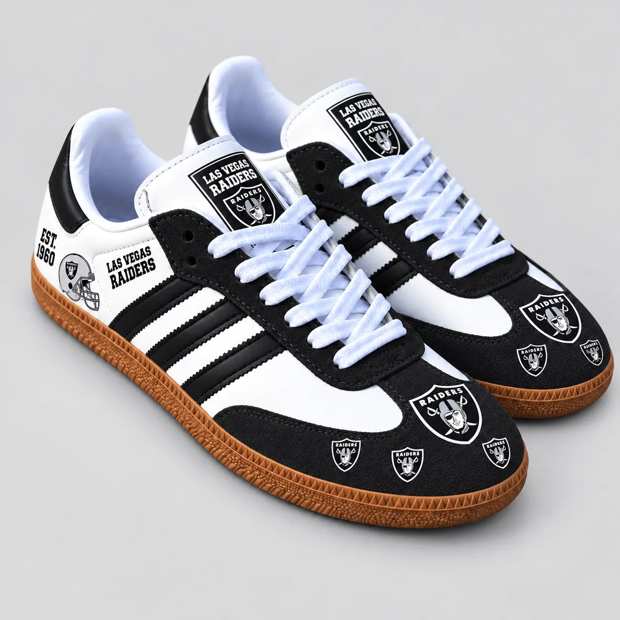 Las Vegas Raiders | Premium NFL Team Spirit Heritage Samba Shoes TD