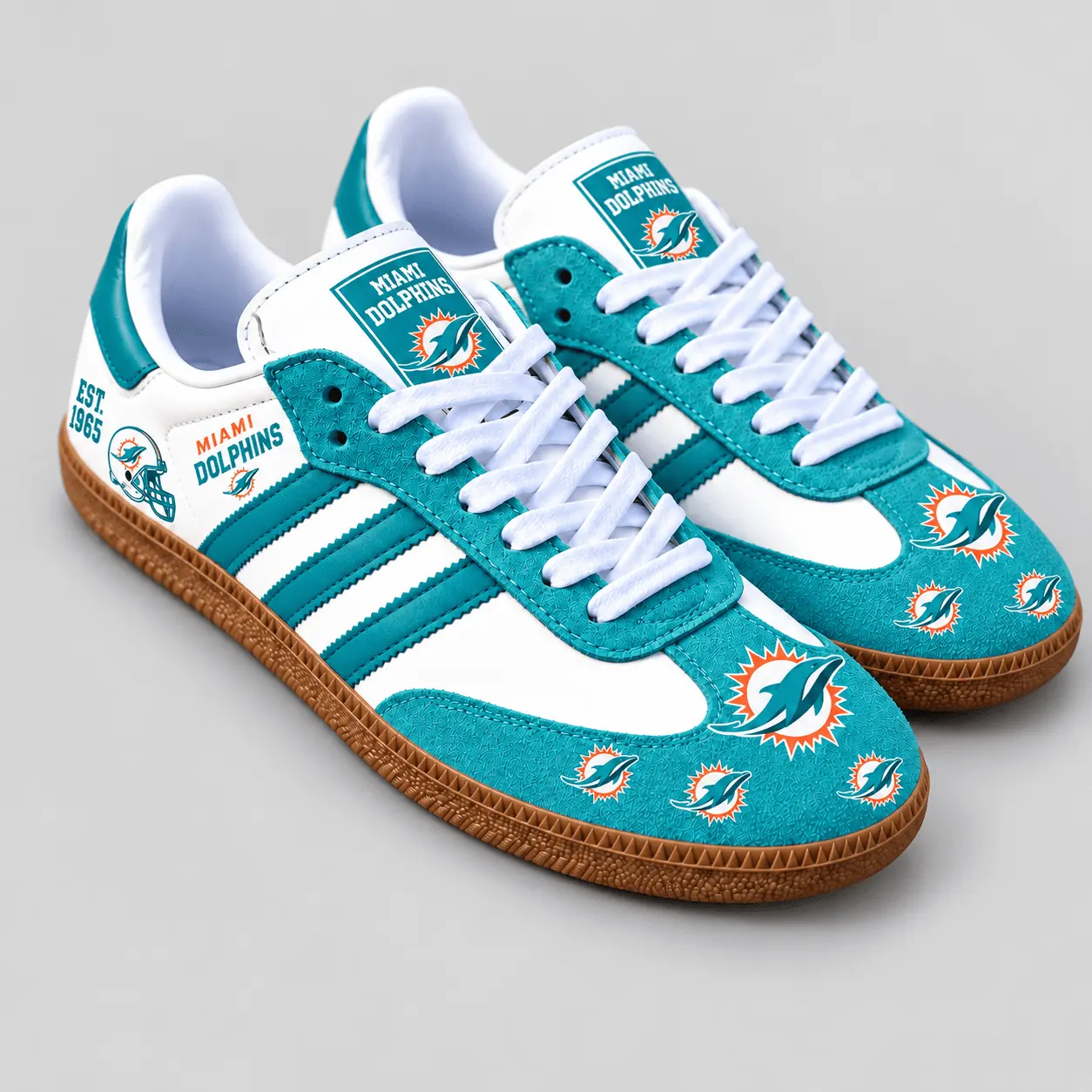 Miami Dolphins | Premium NFL Team Spirit Heritage Samba Shoes TD