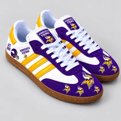 Minnesota Vikings | Premium NFL Team Spirit Heritage Samba Shoes TD