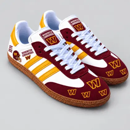 Washington Commanders | Premium NFL Team Spirit Heritage Samba Shoes TD