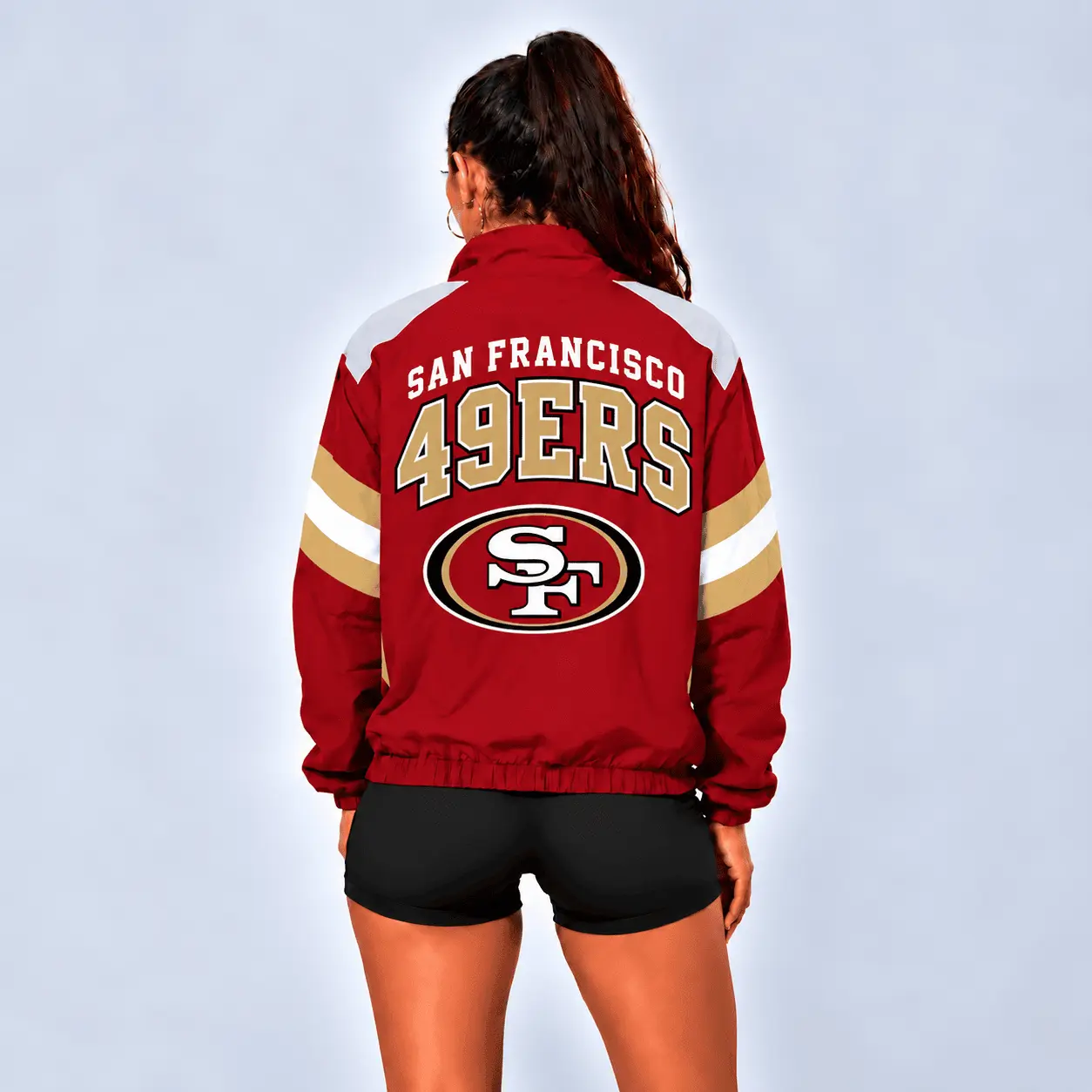 San Francisco 49ers | Premium NFL Retro Colorblock Zipper Jackets NTT - Image 3