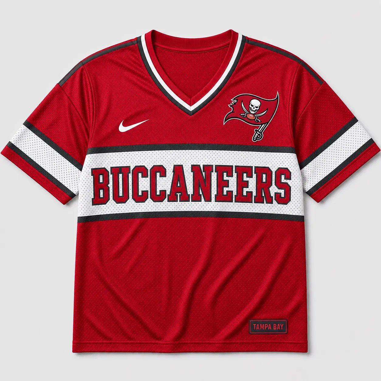 Tampa Bay Buccaneers | Premium NFL Varsity Game Day V-Neck Jersey NTD - Image 2