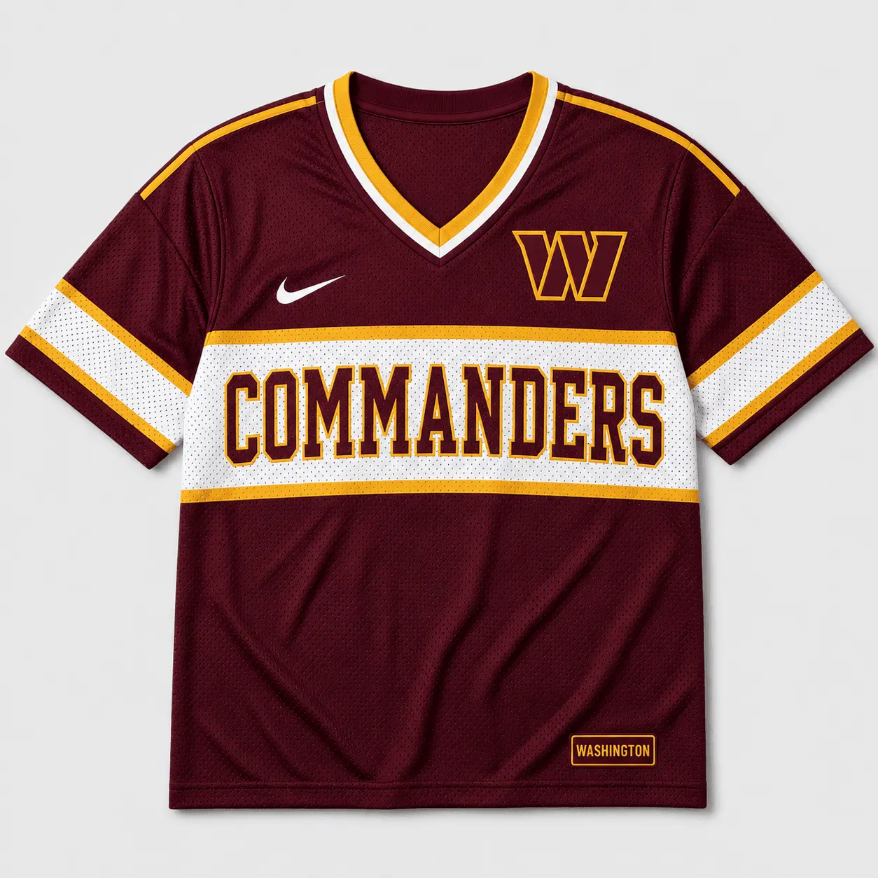 Washington Commanders | Premium NFL Varsity Game Day V-Neck Jersey NTD - Image 2