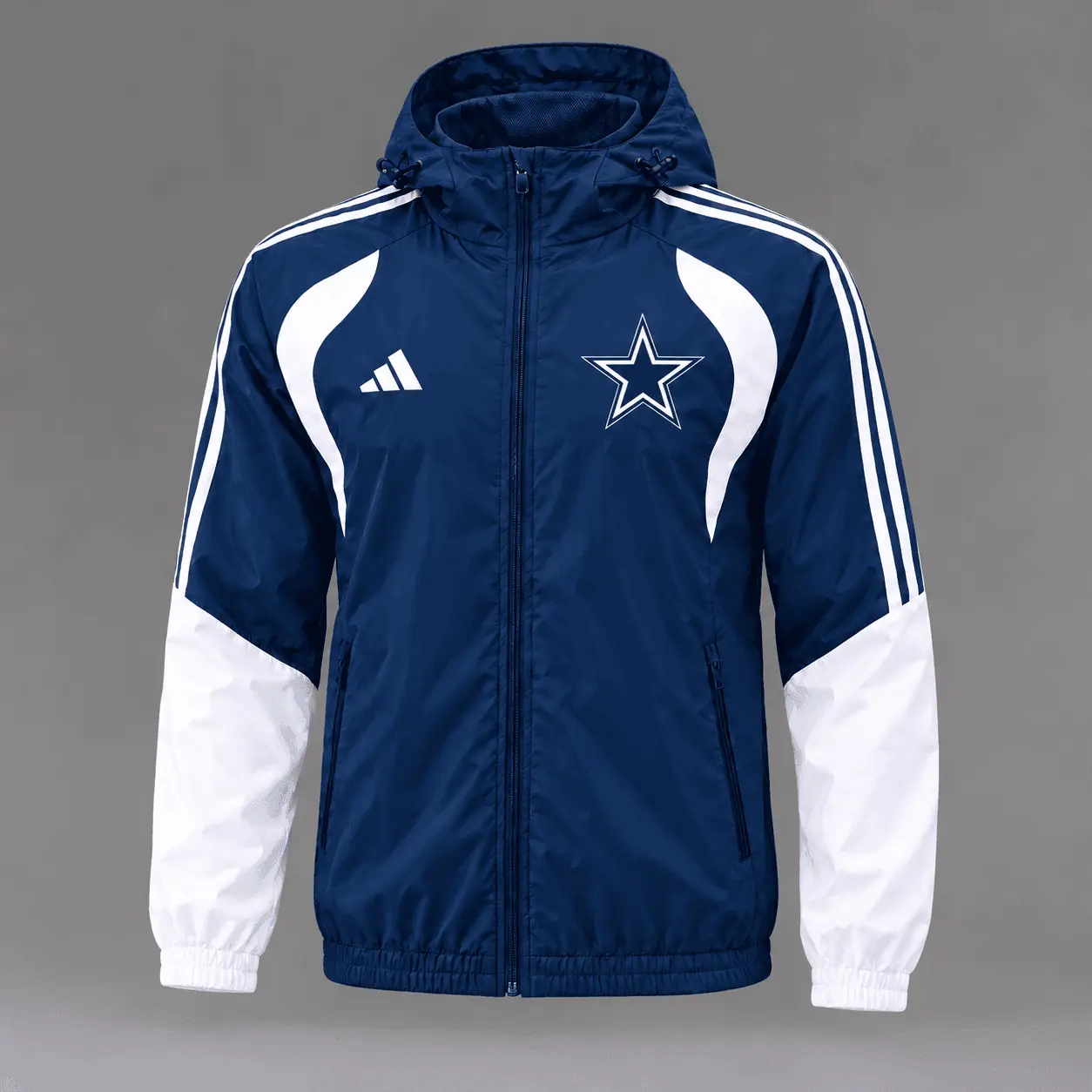Dallas Cowboys | Premium NFL Game Day Varsity Stripe Tracksuit Set TD - Image 2
