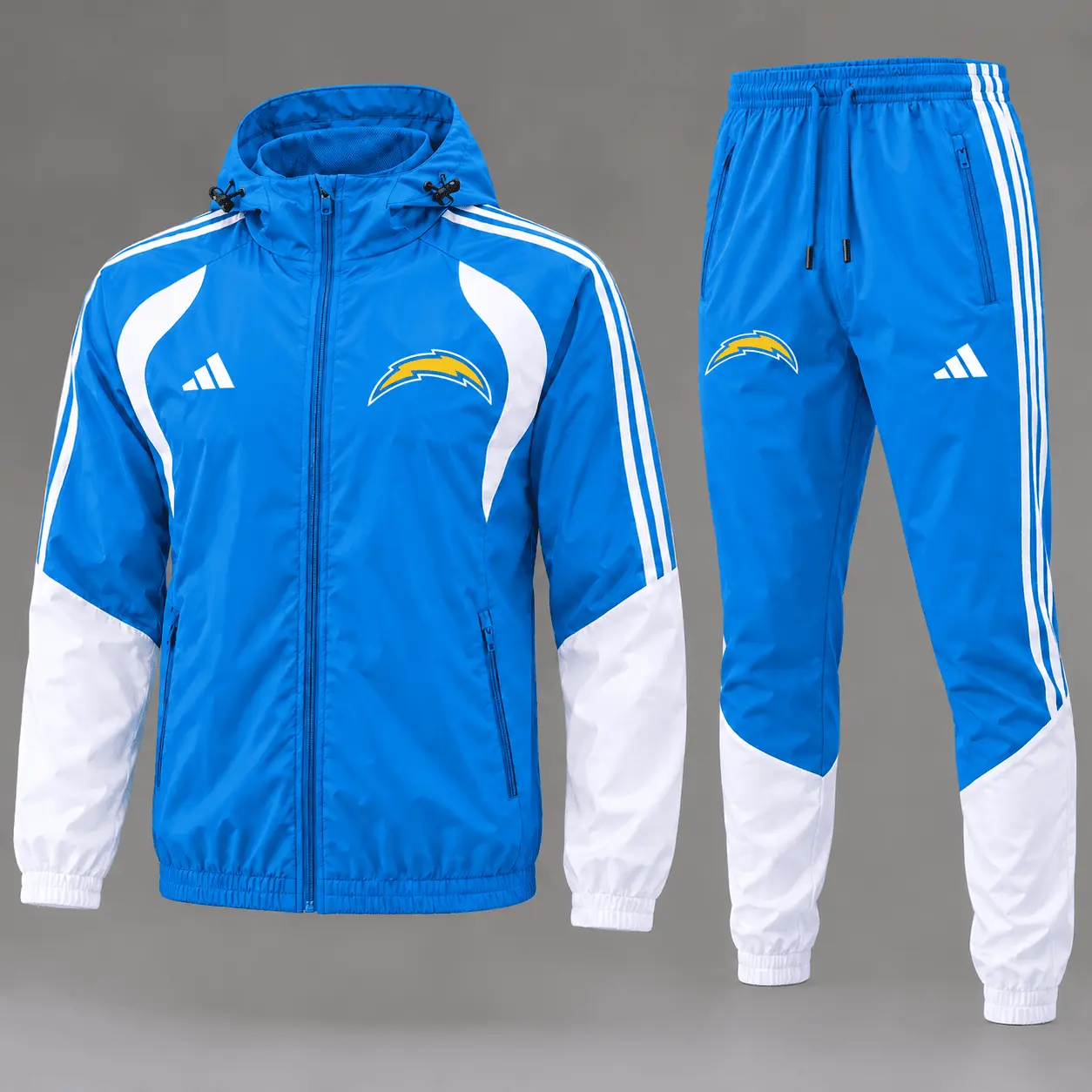 Los Angeles Chargers | Premium NFL Game Day Varsity Stripe Tracksuit Set TD