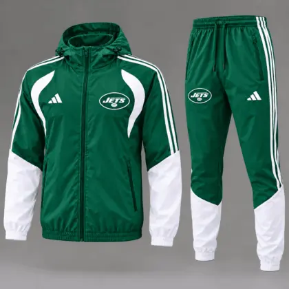 New York Jets | Premium NFL Game Day Varsity Stripe Tracksuit Set TD