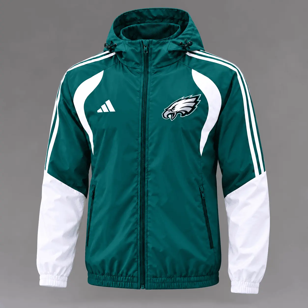 Philadelphia Eagles | Premium NFL Game Day Varsity Stripe Tracksuit Set TD - Image 2