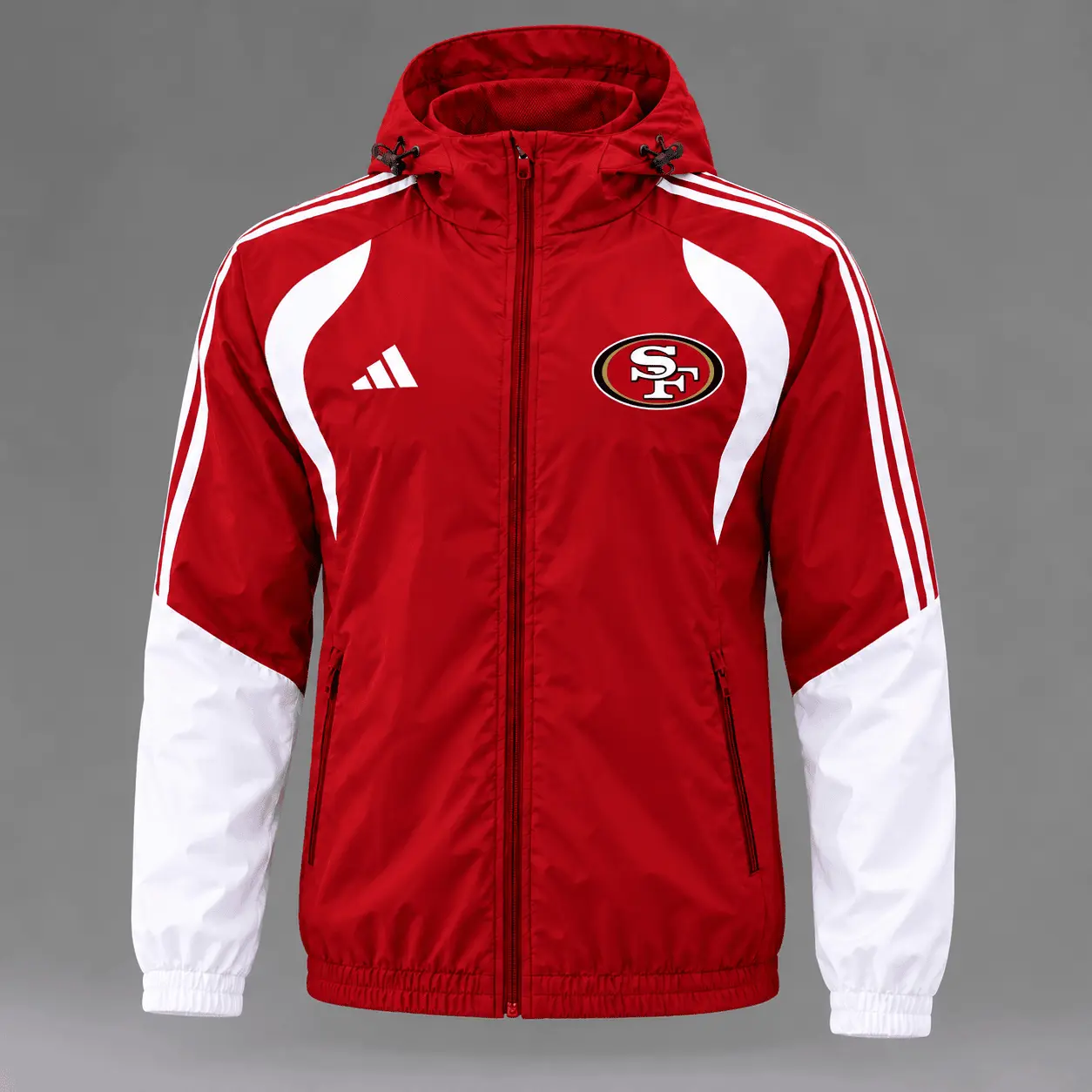 San Francisco 49ers | Premium NFL Game Day Varsity Stripe Tracksuit Set TD - Image 2