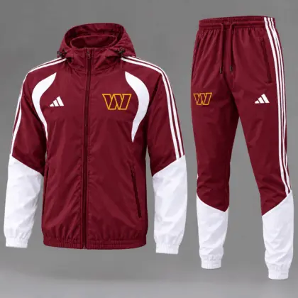 Washington Commanders | Premium NFL Game Day Varsity Stripe Tracksuit Set TD