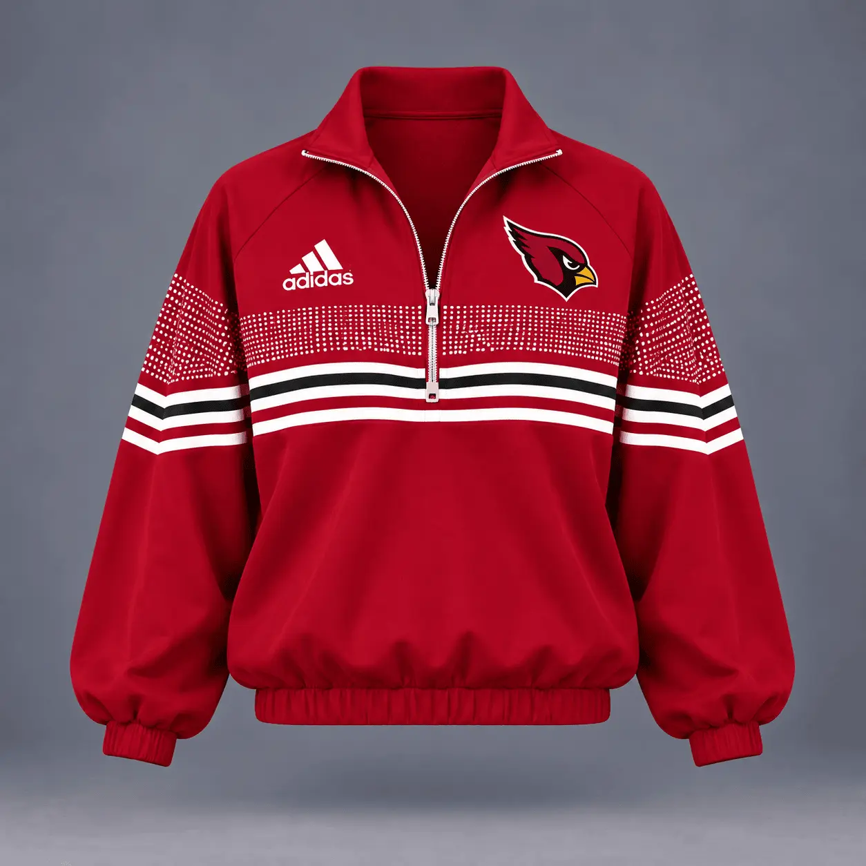 Arizona Cardinals | Premium NFL Team Spirit Gradient Dot Stripe Quarter-Zip + Pants TD - Image 2