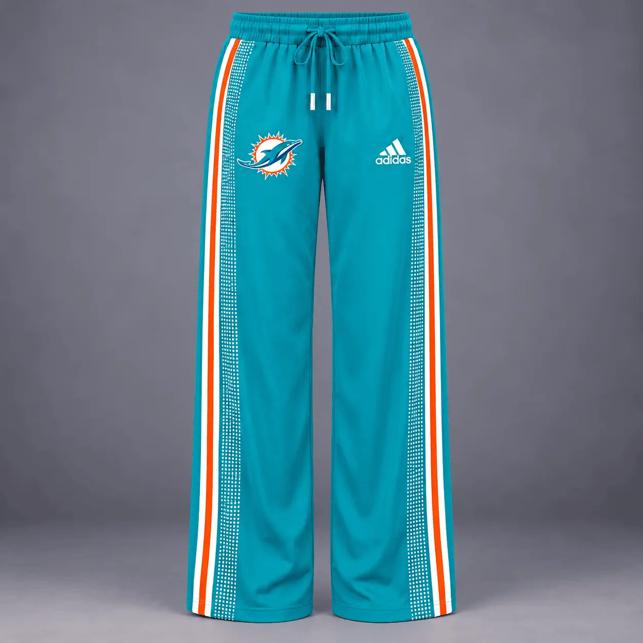 Miami Dolphins | Premium NFL Team Spirit Gradient Dot Stripe Quarter-Zip + Pants TD - Image 3