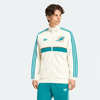 Miami Dolphins | Premium NFL Classic Team Spirit Stand Collar Jacket TD