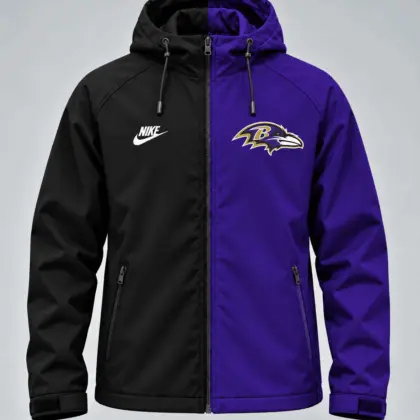 Baltimore Ravens | Premium NFL Game Day Pride Windbreaker Jacket TD