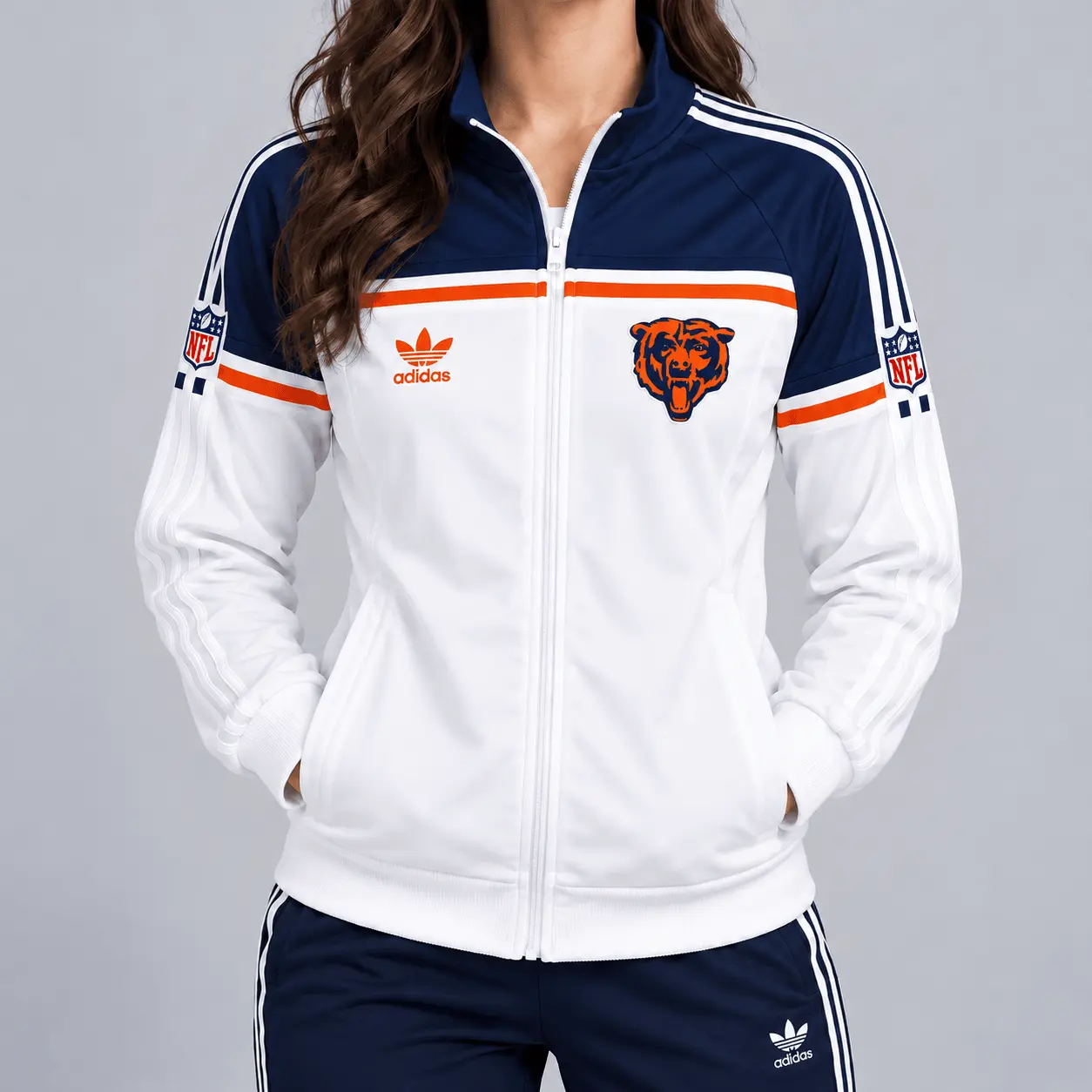 Chicago Bears | Premium NFL Retro Heritage Full-Zip Casual Jacket TD