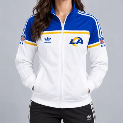 Los Angeles Rams | Premium NFL Retro Heritage Full-Zip Casual Jacket TD