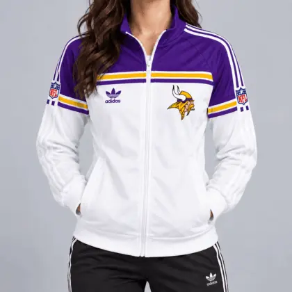 Minnesota Vikings | Premium NFL Retro Heritage Full-Zip Casual Jacket TD
