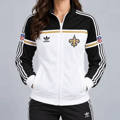 New Orleans Saints | Premium NFL Retro Heritage Full-Zip Casual Jacket TD