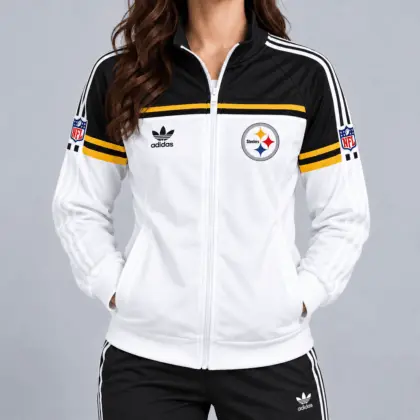 Pittsburgh Steelers | Premium NFL Retro Heritage Full-Zip Casual Jacket TD