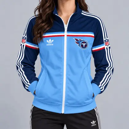 Tennessee Titans | Premium NFL Retro Heritage Full-Zip Casual Jacket TD