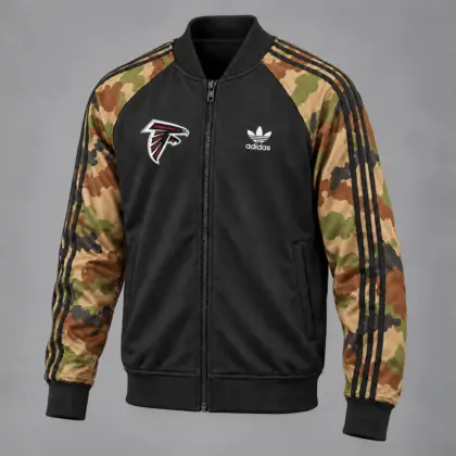 Atlanta Falcons | Premium NFL Army Camo Baseball Jacket TD