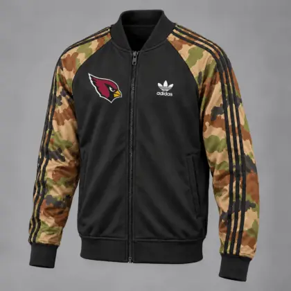 Arizona Cardinals | Premium NFL Army Camo Baseball Jacket TD