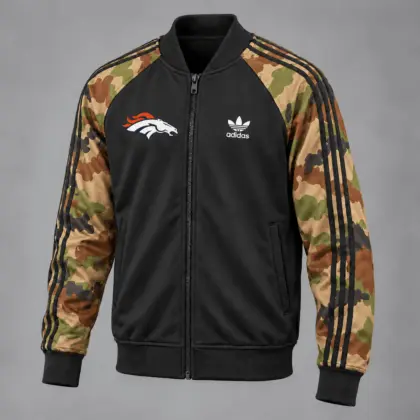 Denver Broncos | Premium NFL Army Camo Baseball Jacket TD