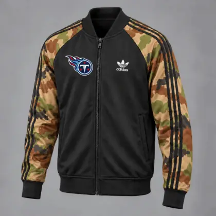 Tennessee Titans | Premium NFL Army Camo Baseball Jacket TD