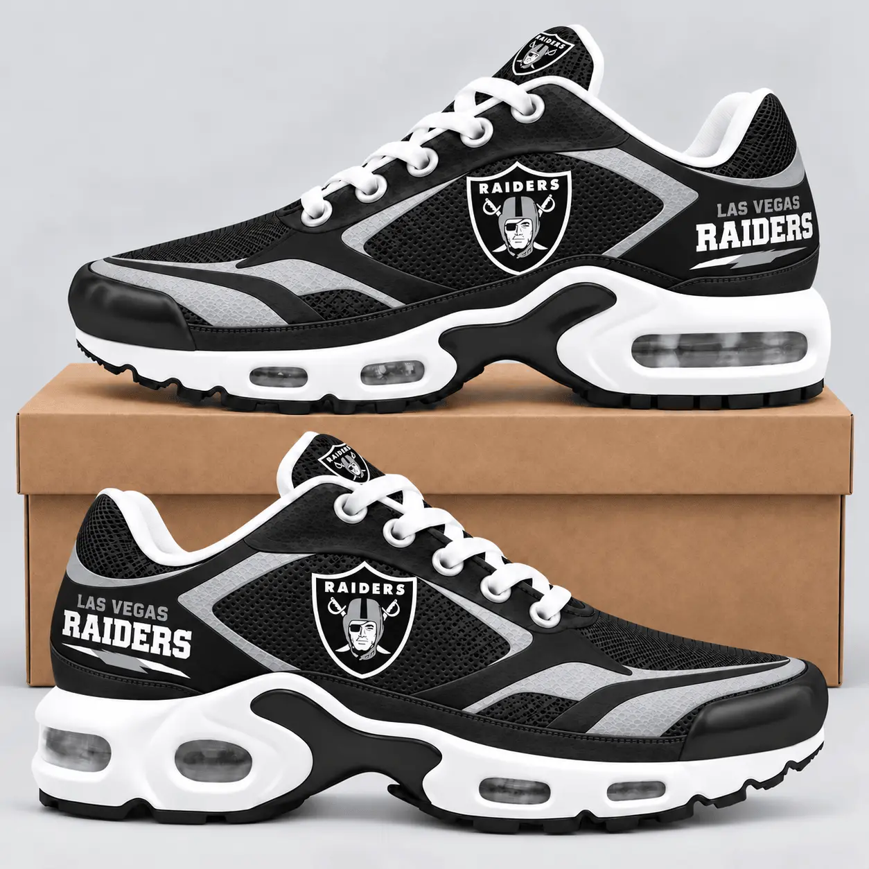 Las Vegas Raiders | Premium NFL Game Day Football Fan Air Max Shoes TD