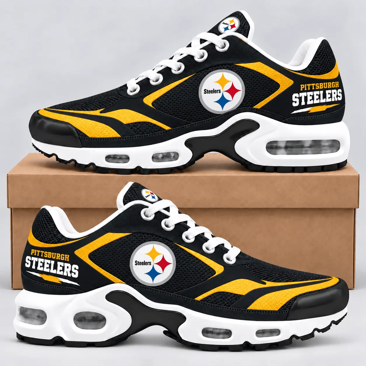 Pittsburgh Steelers | Premium NFL Game Day Football Fan Air Max Shoes TD
