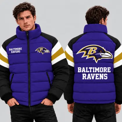 Baltimore Ravens | Premium NFL Puffer Down Jacket TD