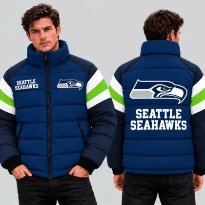 Seattle Seahawks | Premium NFL Puffer Down Jacket TD