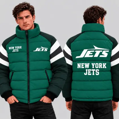 New York Jets | Premium NFL Puffer Down Jacket TD