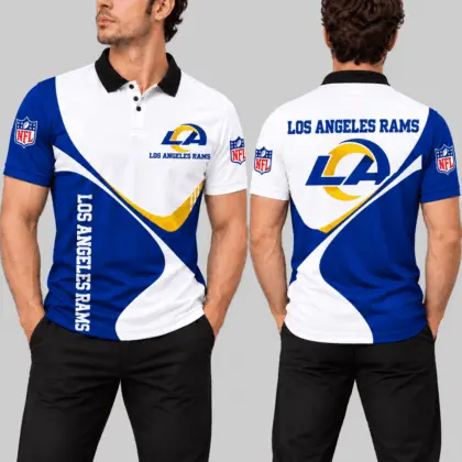 Los Angeles Rams | NFL Curve Panel Polo Shirt