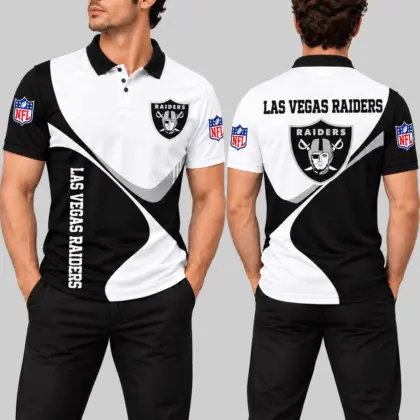 Las Vegas Raiders | NFL Curve Panel Polo Shirt
